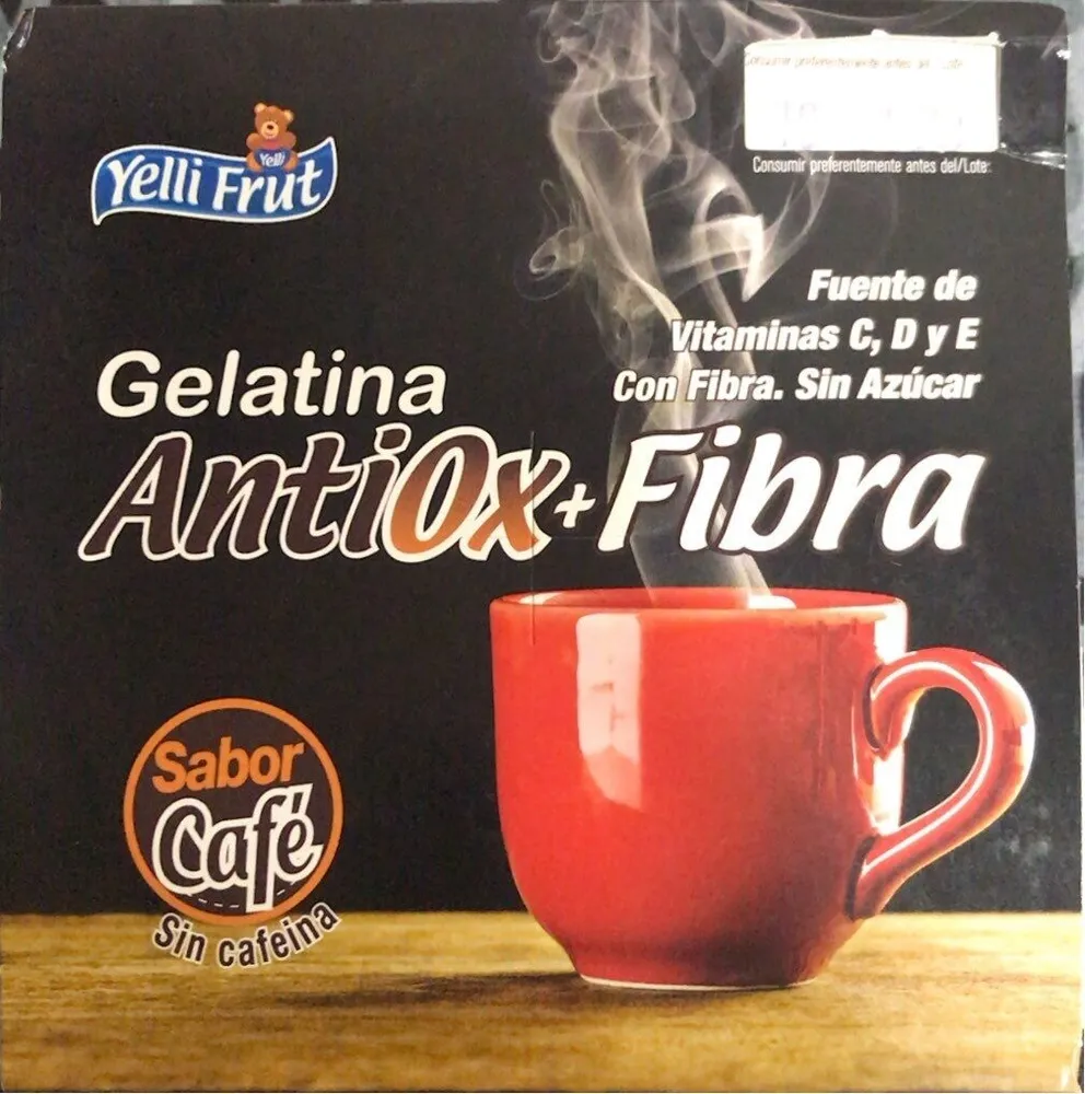 Gelatina Antiox+Fibra Sabor Café