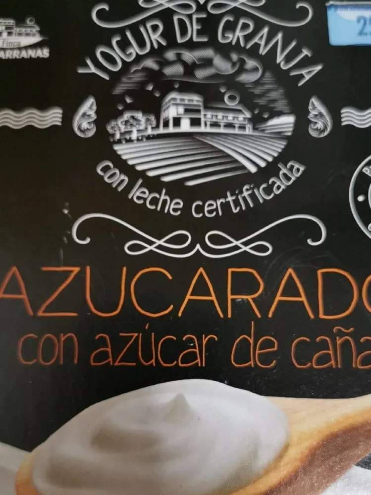 Yogur de Granja azucarado con azúcar de caña