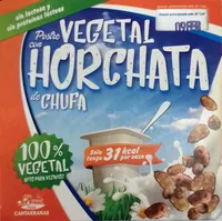 Postre vegetal con horchata de cufa