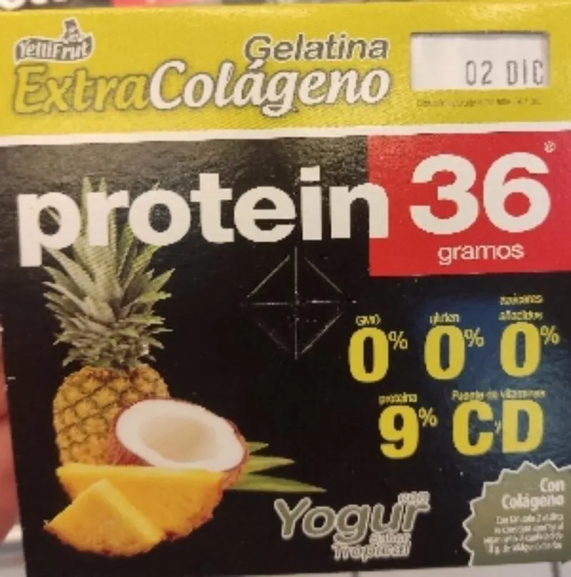Gelatina de. Piña