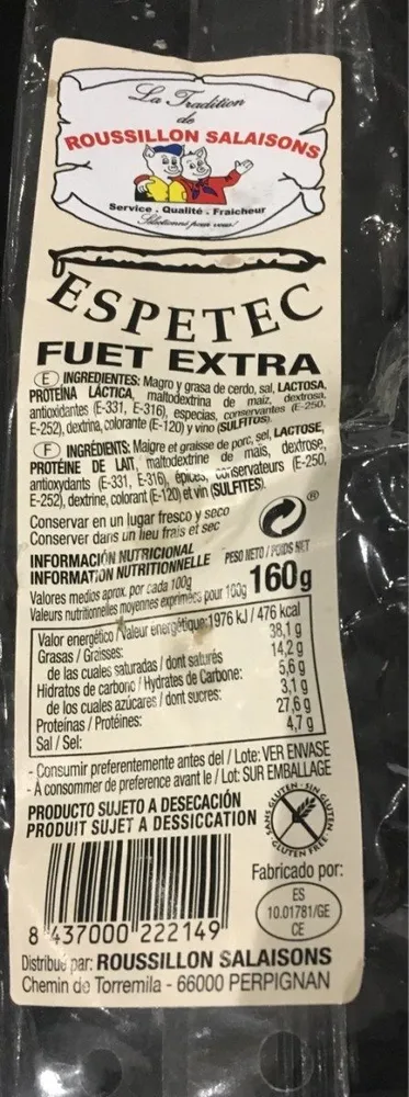Espetec/Fuet extra