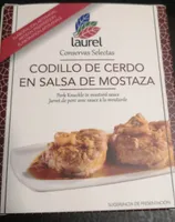 Codillo de cerdo en salsa de mostaza