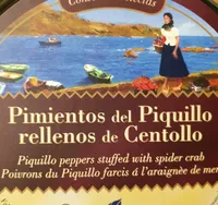 Pimientos Piquillo rellenos de Centollo