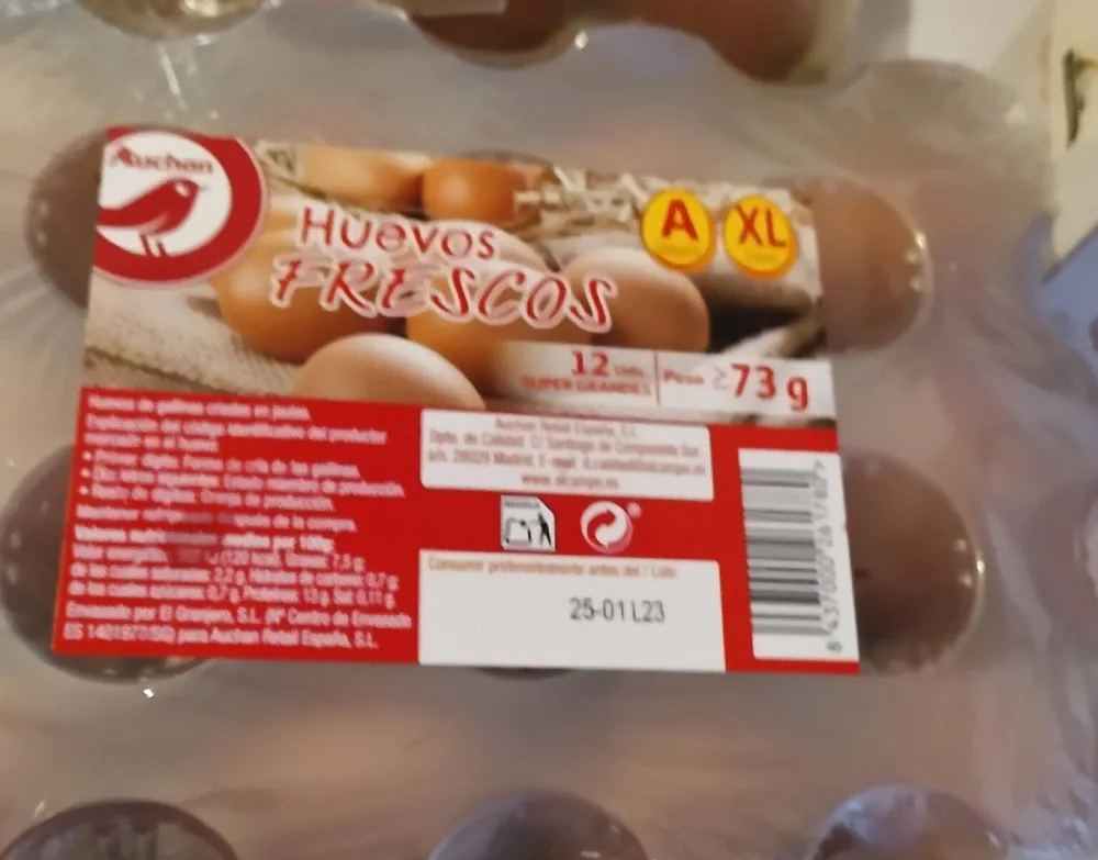 Huevos frescos