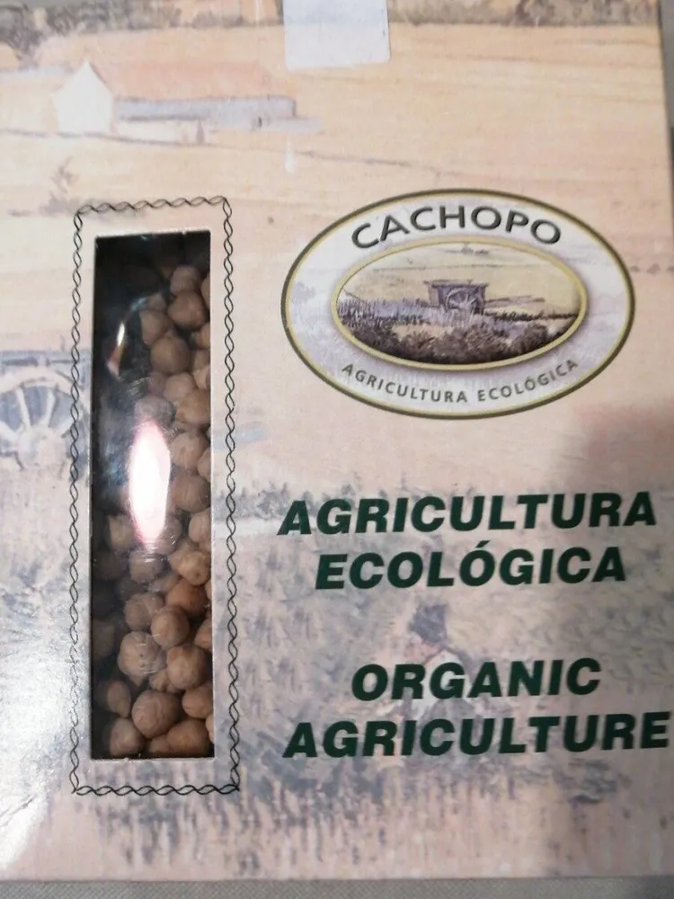Garbanzos de cultivo ecológico
