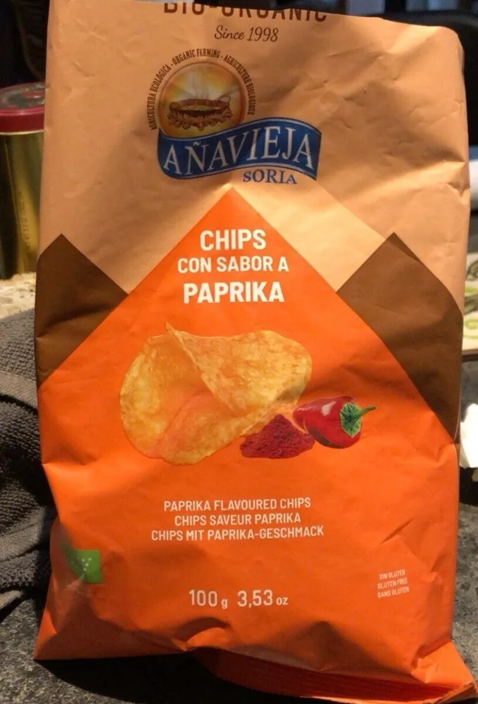 Chips con sabor a paprika