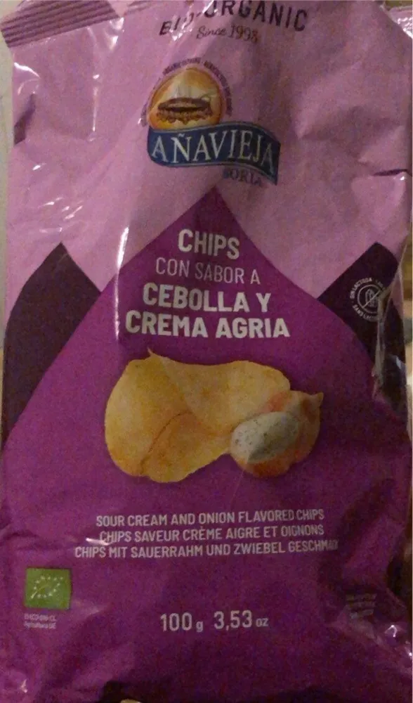 Chips con Sabor a Cebolla y crema agria