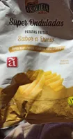 Patadas fritas sabor a queso súper onduladas