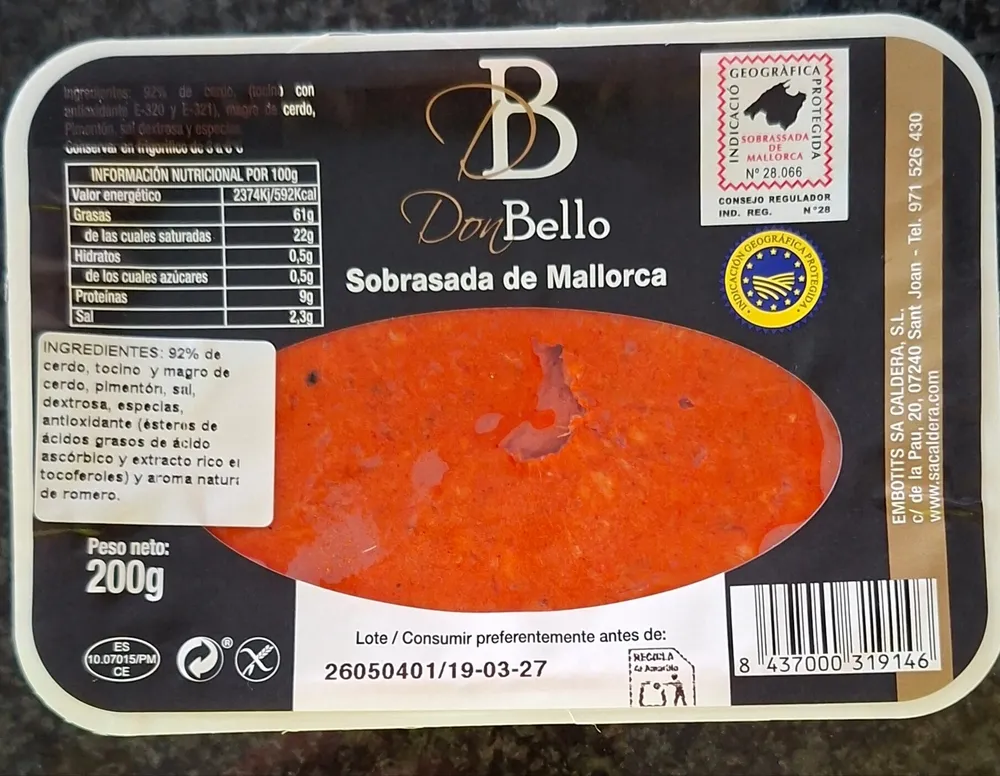 Sobrasada de Mallorca