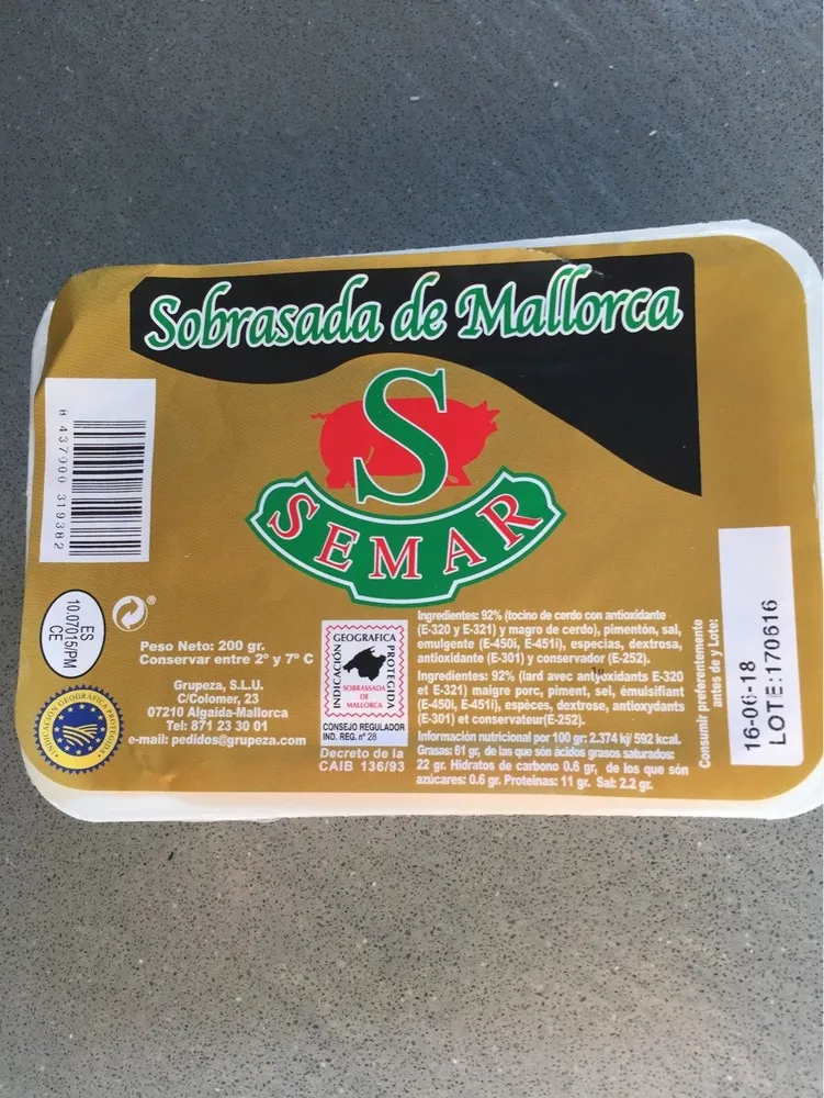 Sobrasada de mallorca