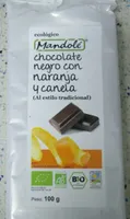 Chocolate negro con naranja y canela