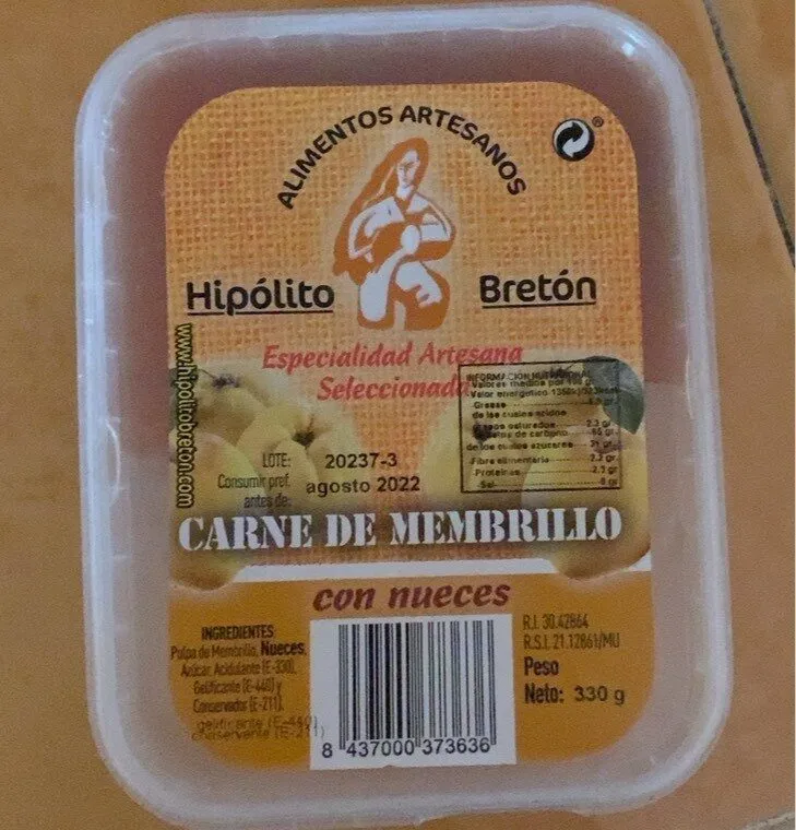 Carne de membrillo