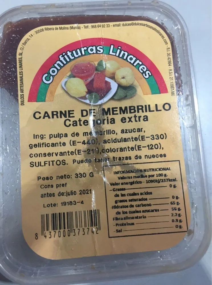 Carne de membrillo