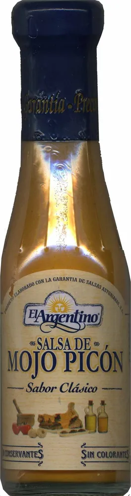 Salsa de mojo picón "El Argentino". Sabor clásico