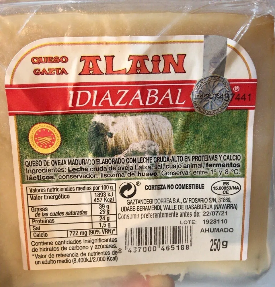 Queso Alain Idiazabal