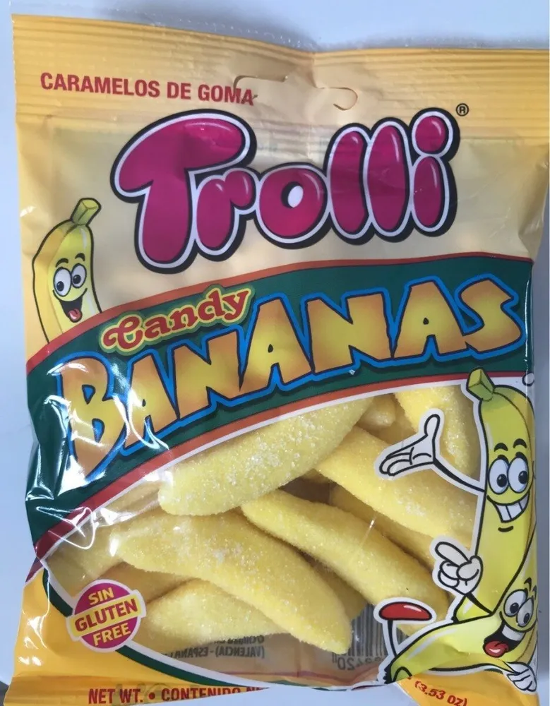 Trolli Candy Bananas