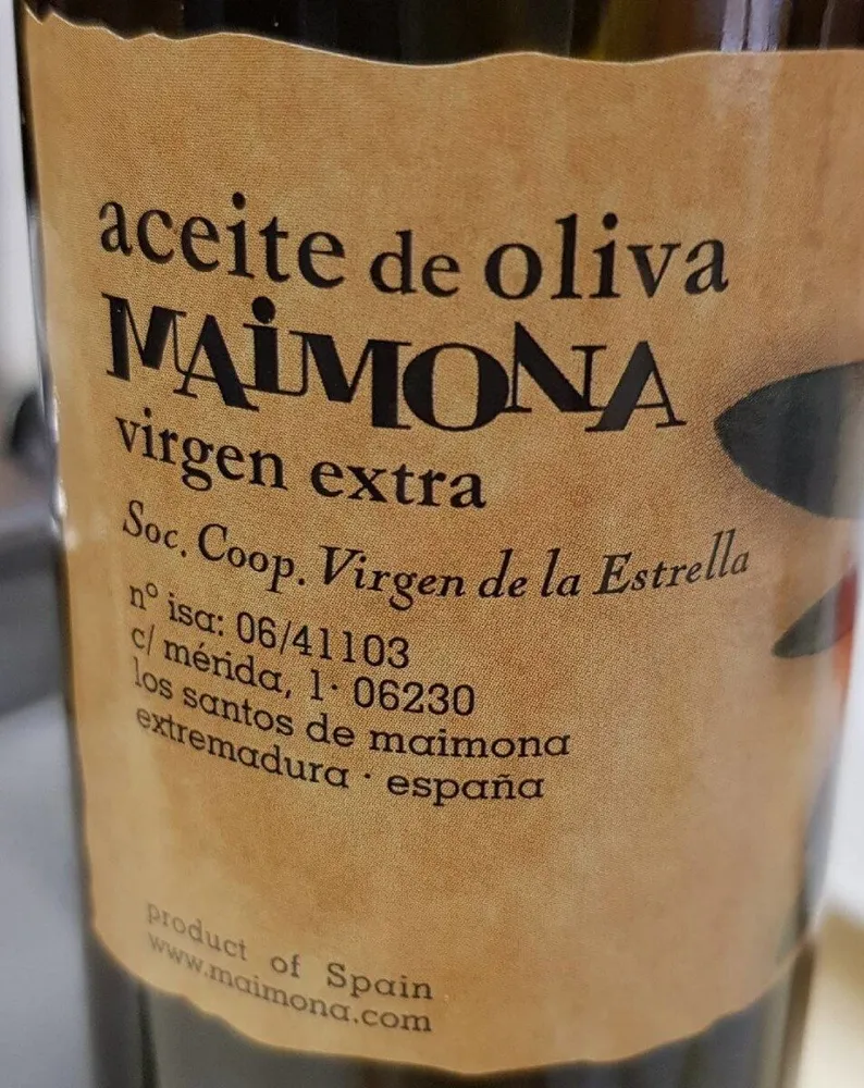 Aceite  oliva Maimona