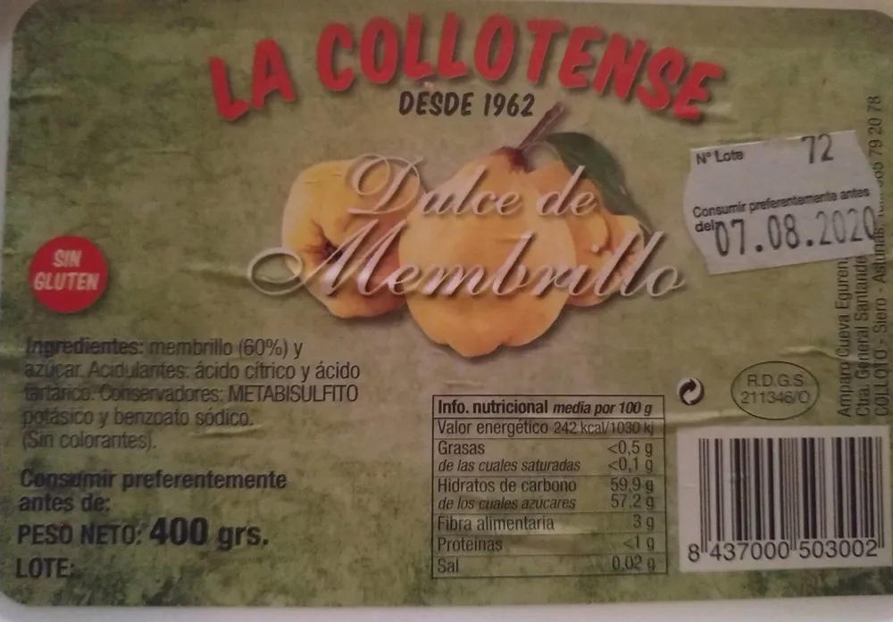 Dulce de membrillo