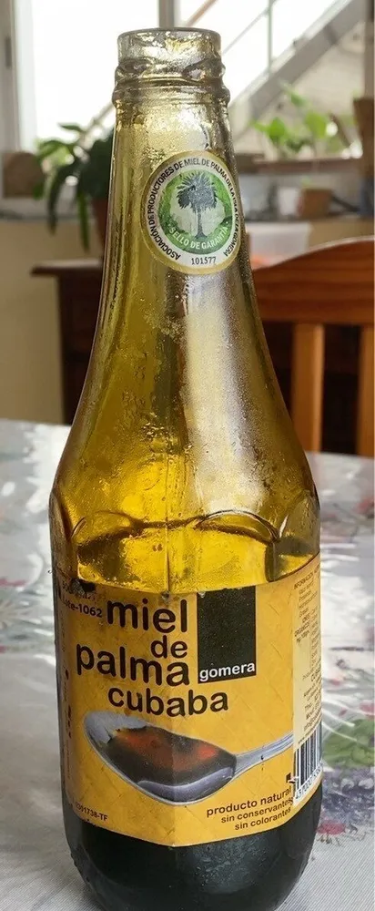 Miel de palma cubana