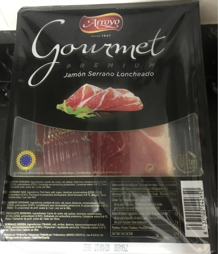 Jamón serrano Arroyo
