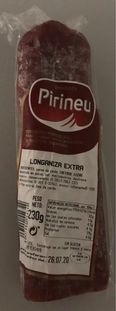 Longaniza extra pirineu
