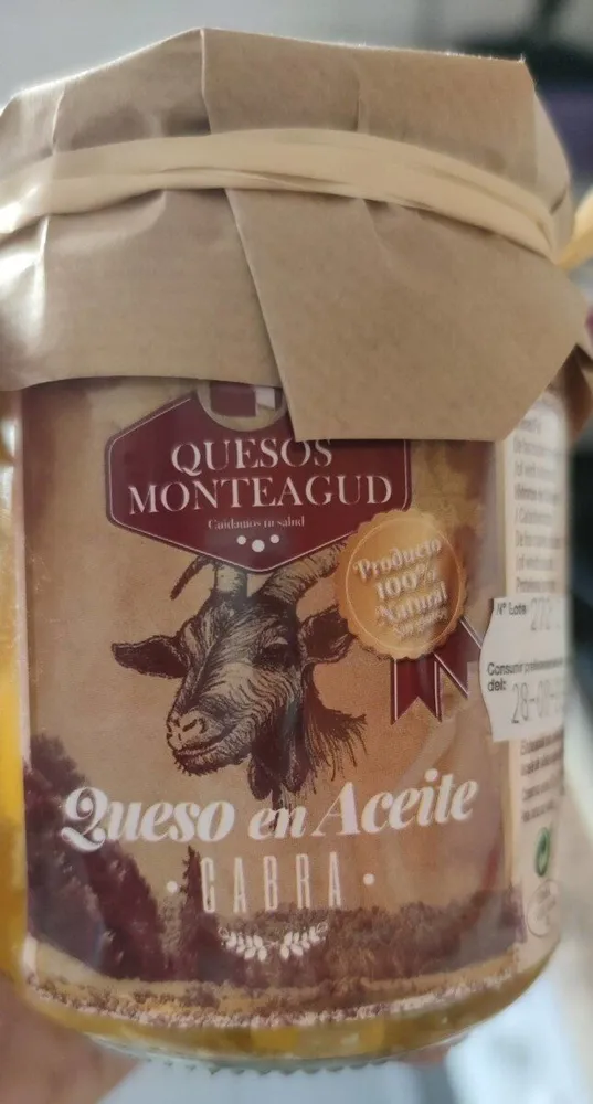 Queso de cabra en aceite