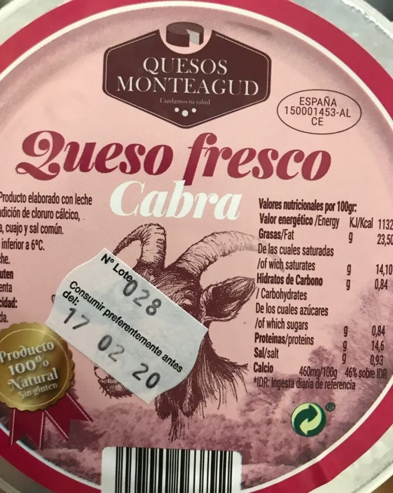 Queso Fresco Cabra