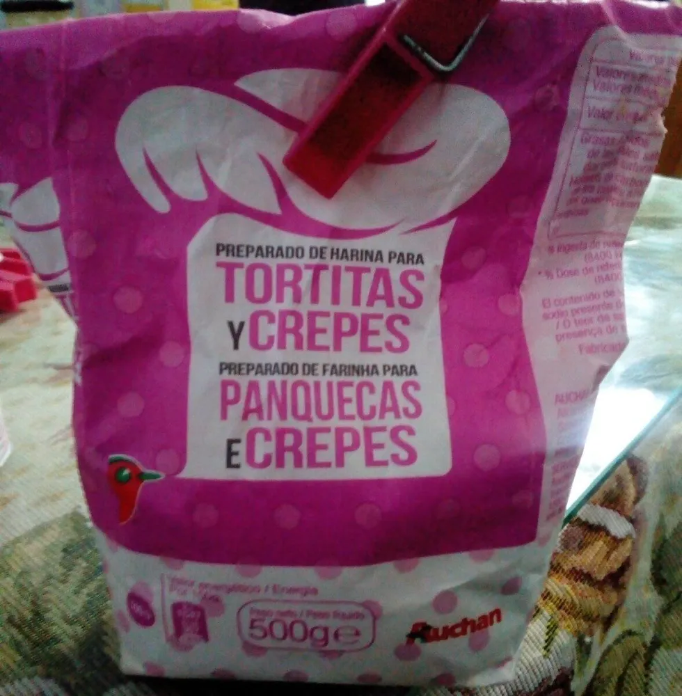 Preparado de harina para tortitas y crepes