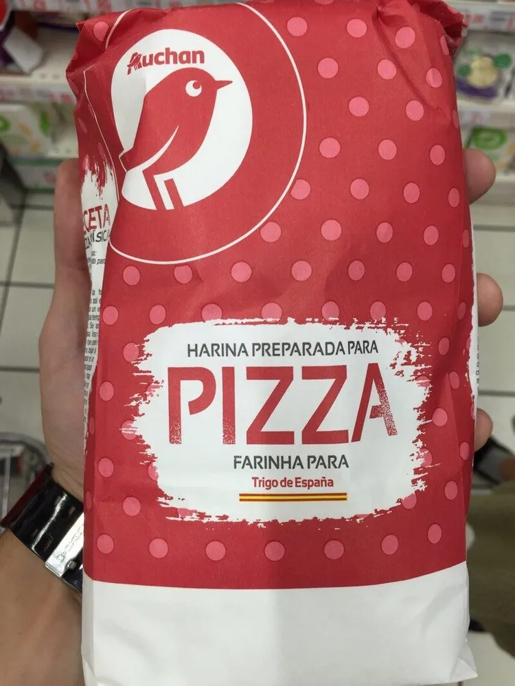Harina preparada para pizza