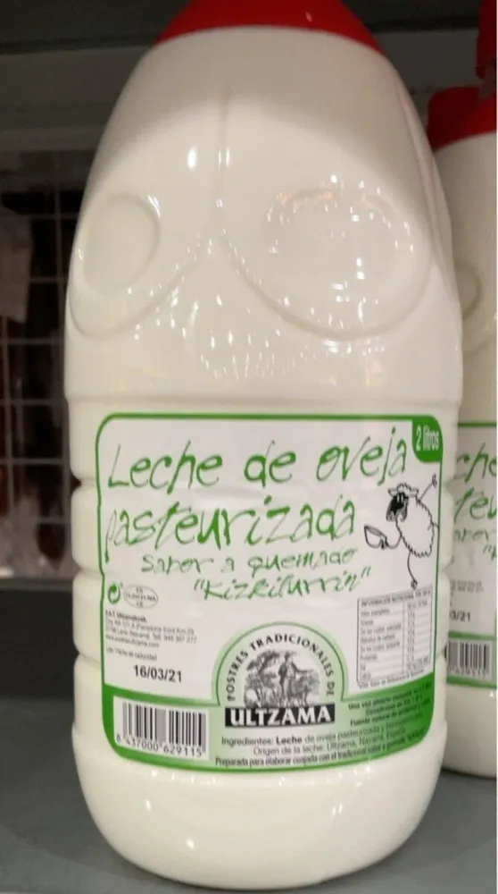 Leche de oveja pasteurizada