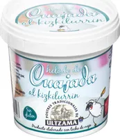 Helado de cuajada al kizkilurrin con leche de