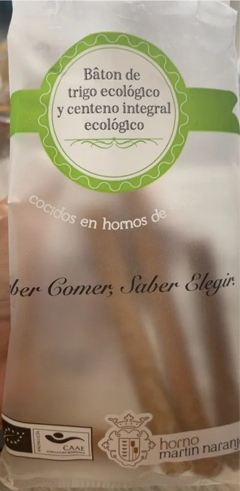 Baton de trigo ecologico