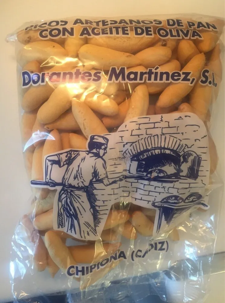 Picos artesanos de pan con aceite de oliva