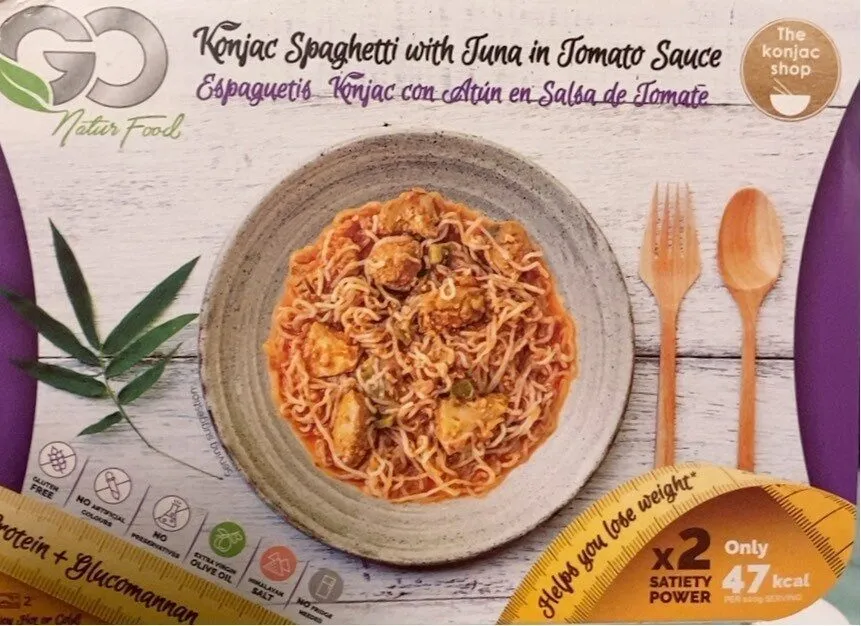 Spaguetti konjac con atun