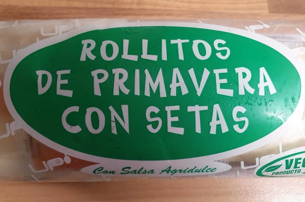 Rollitos de primavera con setas