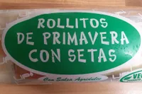 Rollitos de primavera con setas