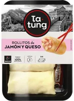 Rollitos de jamón y queso