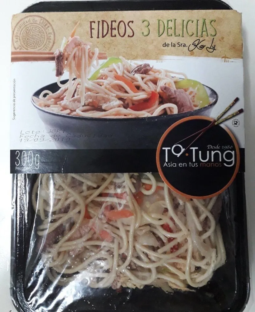 Fideos 3 delicias Ta Tung