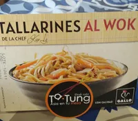Tallarines al wok