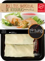 Rollitos imperial de verduras