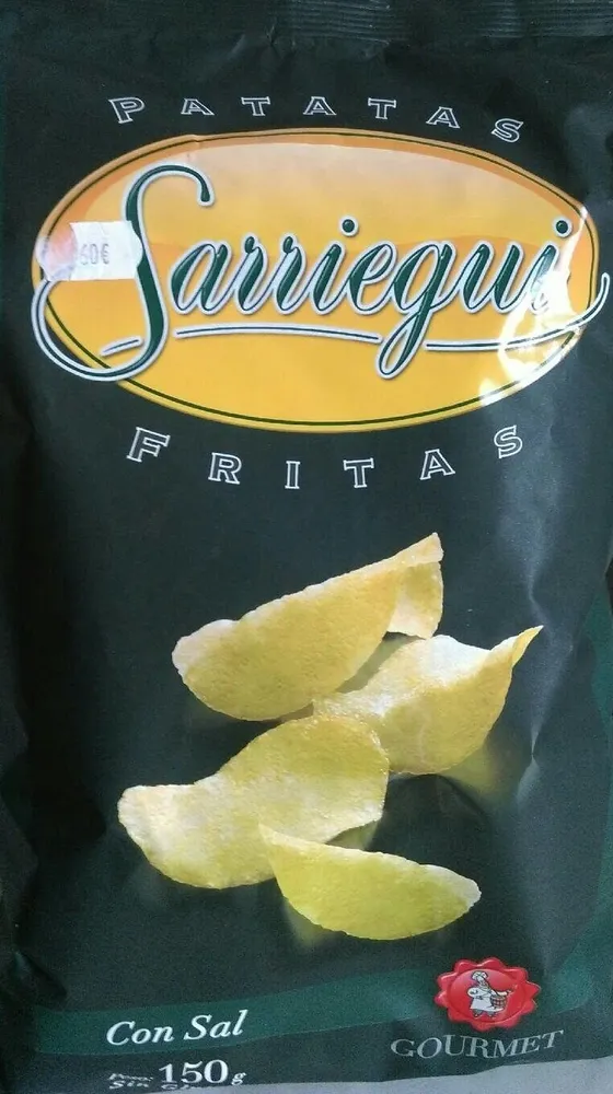Patatas fritas en aceite de oliva virgen extra bolsa 150 g