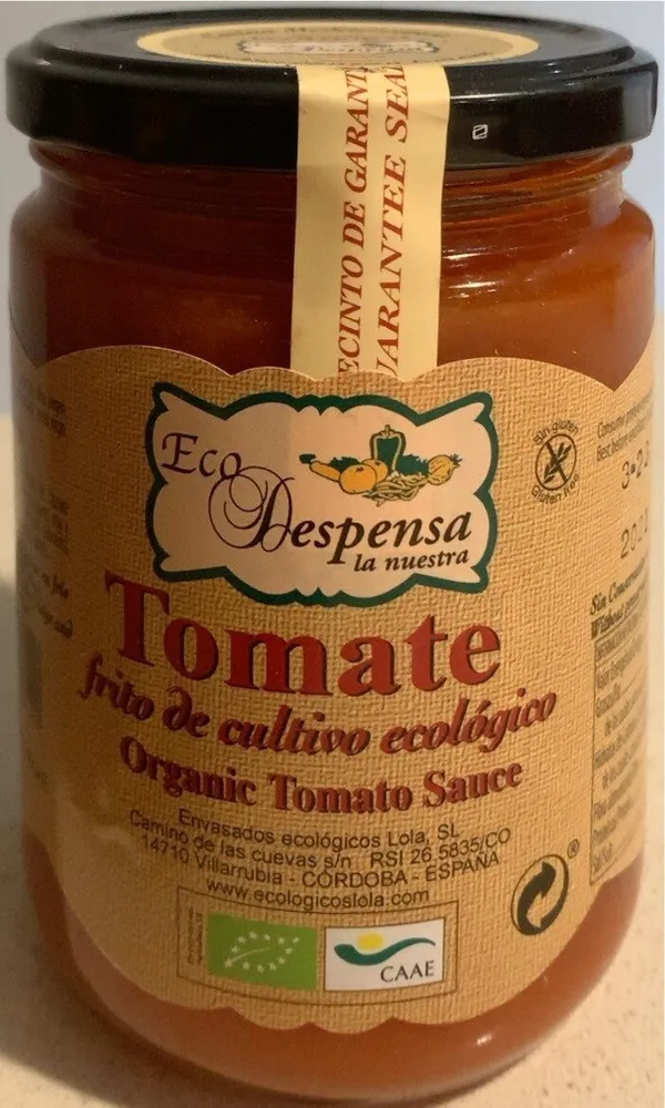 Tomate frito de cultivo ecológico