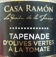 Tapenade d olives vertes à la tomate