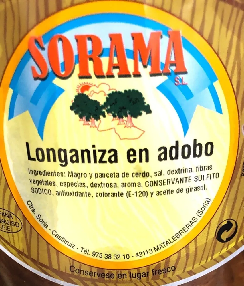 Longaniza en Adobo