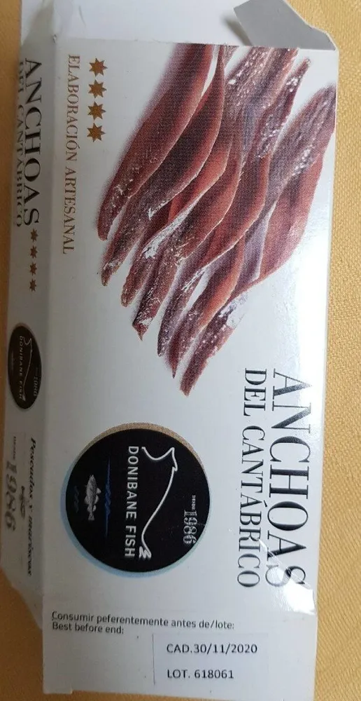 Anchoas del Cantábrico