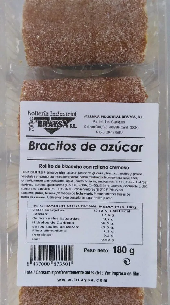 Bracitos de azucar