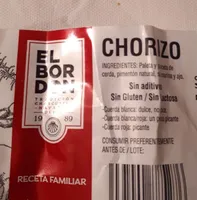 Chorizo El Bordon