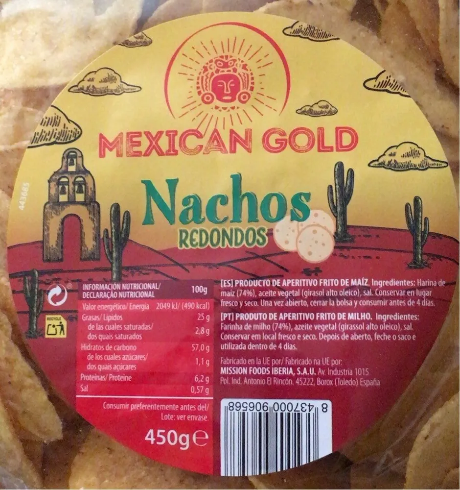 Nachos redondos