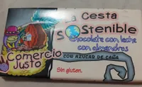 Chocolate con leche con almendras