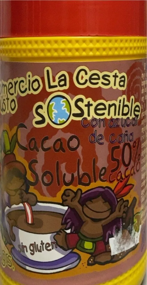 Cacao soluble con azucar de caña